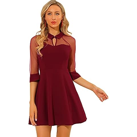 Allegra K Vestido de cóctel de Halloween para mujer Cover
