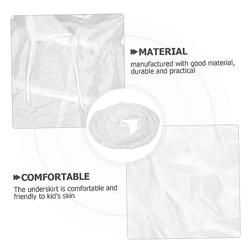 Boys and Girls Wedding Gown under Dress Tulle Underskirt Hoop Skirt Dress Slip4