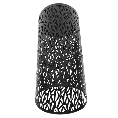 Porte-parapluie noir pour cannes de marche et rangement de hall d'entrée
