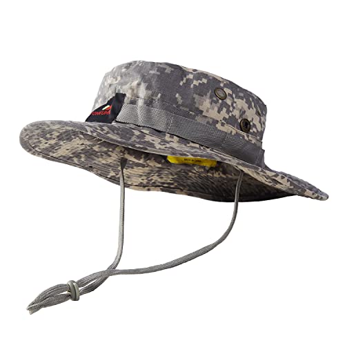 Ctomvumr Wide Brim Boonie Hat，Sun Hat For Men & Women Top Camo Bucket Hats For Fishing Hiking Garden Beach #TOP12