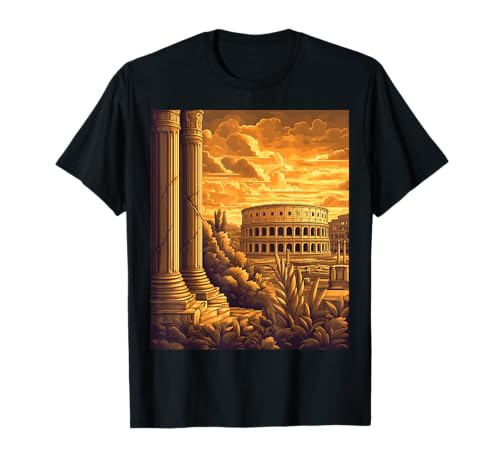 Römisches Kolosseum Architektonisches Meisterwerk T-Shirt