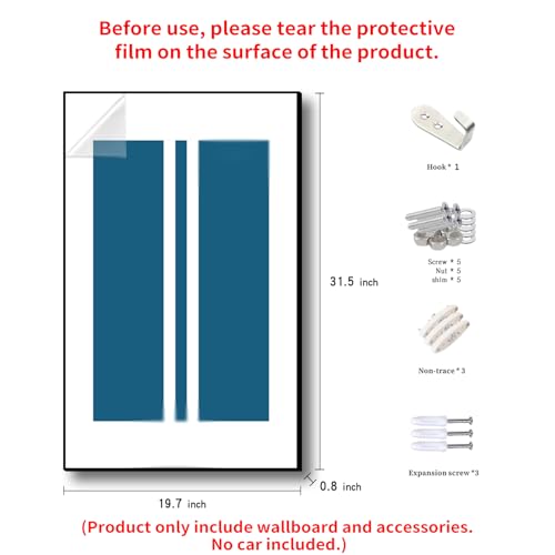 Image of iLuane Display Wallboard for Lego Technic 2022 42154 Model Kit, Adult Collectibles Wall Mount for Supercar, Great for Lego Lovers (No Car Included)
