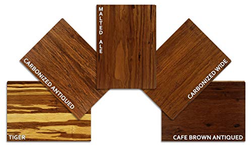 Hardwood Bamboo Flooring - 5 Color Sample Pack - Beguiling Browns by Ambient Bamboo