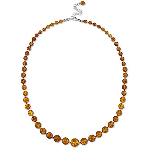 PEORA Genuine Baltic Amber Graduated...
