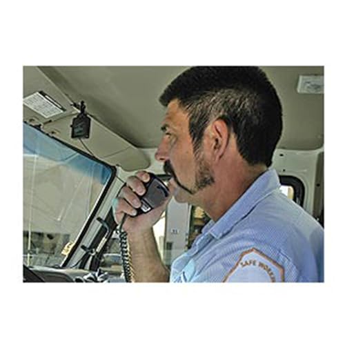 Image of Gear Keeper CB Mic Keeper - Retractable Mic Holder for CB Radio | USA made CB mic holder, aluminum housing, snap clip mount, lanyard & mounting hardware included, 29 inch reach, 9oz retraction