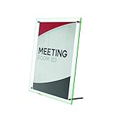 Deflecto Desktop Sign Holder, Beveled Edge, 4