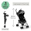 Ingenuity 3D Mini Convenience Stroller – Lightweight Stroller with Compact Fold, Multi-Position Recline, Canopy with Pop Out Sun Visor and More – Umbrella Stroller for Travel and More, Gray #2