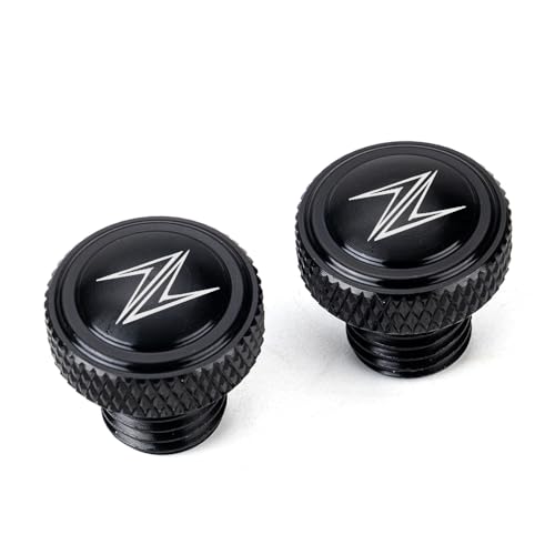 MOWOK For Kawasaki Z900 Z500 Z750 Z650 Z800 Z1000 Z400 Z1000SX Z900RS Z250 Z300 Z 900 500 Motorcycle accessories Mirrors Hole Plug Screws Bolts Cover (Black)