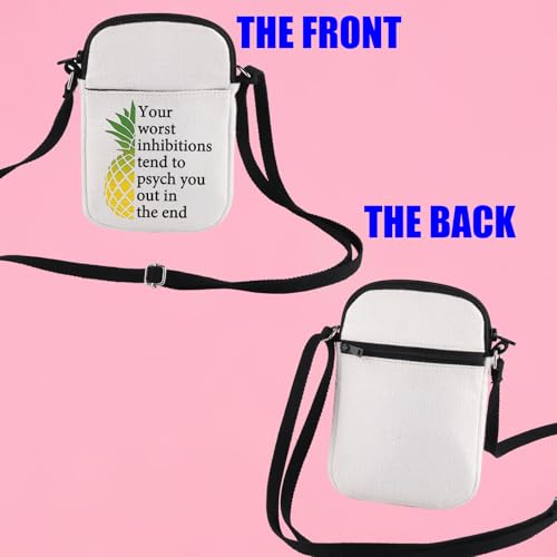 JYTAPP Pineapple Crossbody Bag Gift Movie Merchandise Bag Pineapple TV Show Themed Gift3