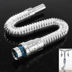 Generic Stainless Steel Bathroom Anti-odor Sink Basin Water Drain Hose Pipe Tube