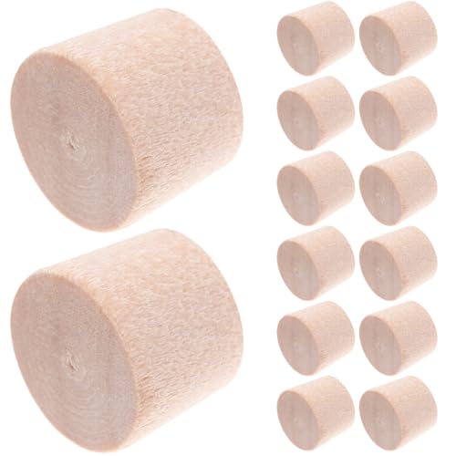 CAXUSD 50 Pcs Tapered Wooden Hole Plugs for Screw Holes 0.4 Inch Wood Plugs for Furniture Repair and Diy Projects