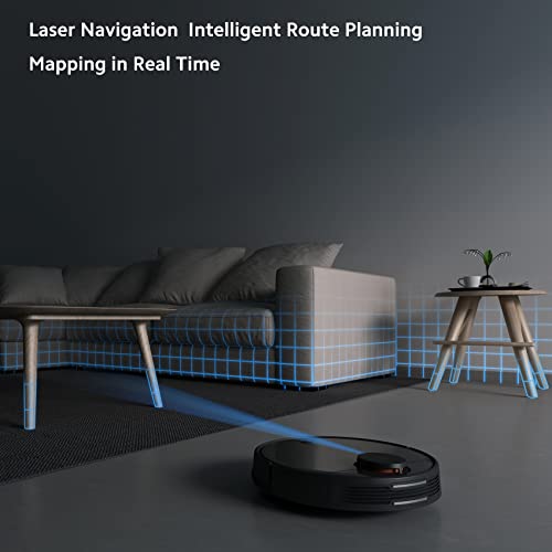 Xiaomi Mon Robot Vacuum-Mop P Robot Aspirateur Aspiration 2100 Pa, Mi Robot Vacuum-Mop P Réservoir d'eau de contrôle Intelligent, 3 Modes de Nettoyage, Noir - Image 6