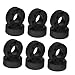 NULYLU 16pcs Standard Foosball Rubber Bumpers Table Soccer Rod Protectors for Foosball Tables Accessories