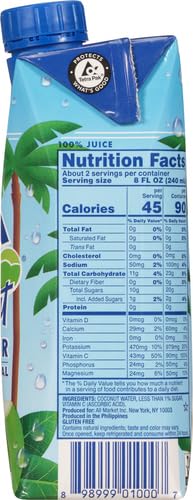 Image of Vita Coco Pure Coconut Water, 16.9 Fl Oz (Pack of 3)