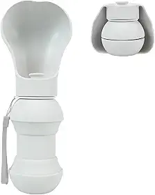Bebedouro Portátil para Pets 550ml – Garrafa com Copo Integrado, Anti-Vazamento, Ideal para Passeios e Viagens