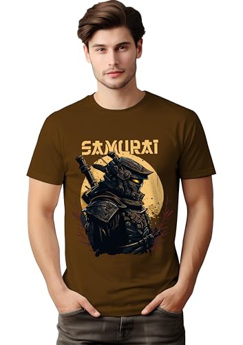 Samurai Half Sleeve Pure Cotton T Shirt