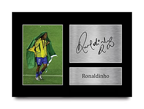 HWC Trading Ronaldinho A4 Sin Marco Regalo De Visualización De Fotos De...
