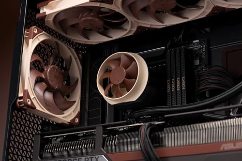 Image of Noctua NL-ACF1 Auxiliary Cooling Fan for NL Series Coolers (Beige /Brown)