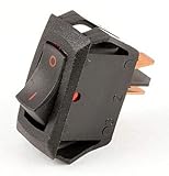 Carling Technologies RA901-VB-B-9-Vxa Switch, SPST, Mini Rocker, 16A, 125VAC, I-O