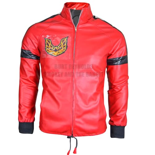 Red Leather Jacket – Classic Movie Style, Iconic Design, Premium Faux Leather for Men