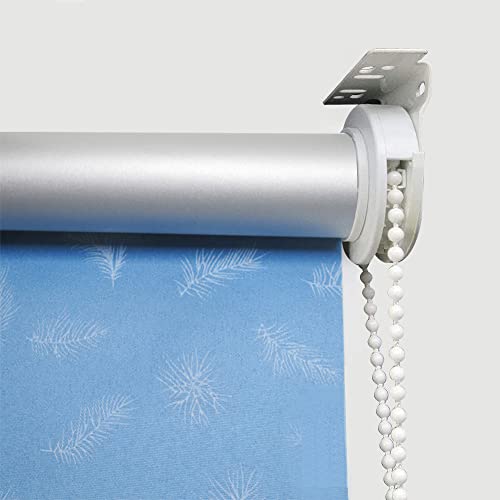 Pilikoll Roller Blind Brackets 32mm Fittings Kit, Curtain Blind Replacement Accessories With Beaded Chain & Screws for Fixing Blinds Shades Windows