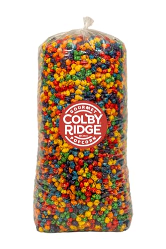 Colby Ridge Rainbow Mix Gourmet Craft Popped Gluten Free Popcorn