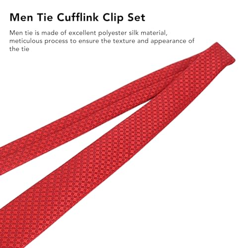Set de corbata para hombre con tres piezas y caja de regalo miniatura 3