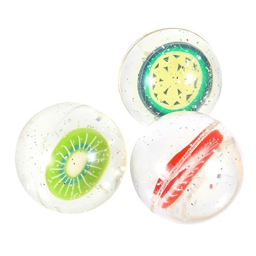 SUPVOX Educational Bouncing Ball Toys 3pcs Marbleized Balls Safe Boys and Girls' Playtime Essentials Random Style
