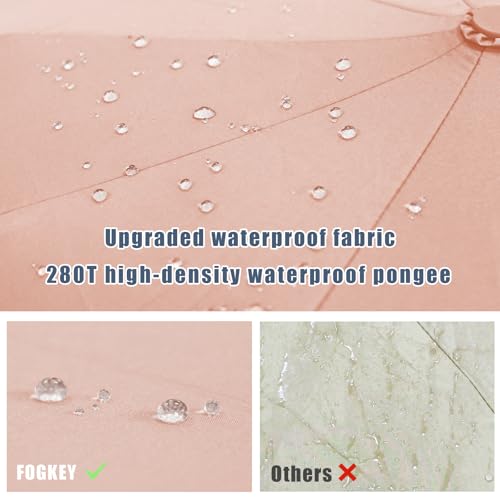 Large Windproof Travel Umbrella, Portable Reverse Folding Car Umbrella, Compact Inverted Design with Waterproof Canopy, Automatic, 10 Durable Ribs, 45.6/13 Inch, Fits Backpack
