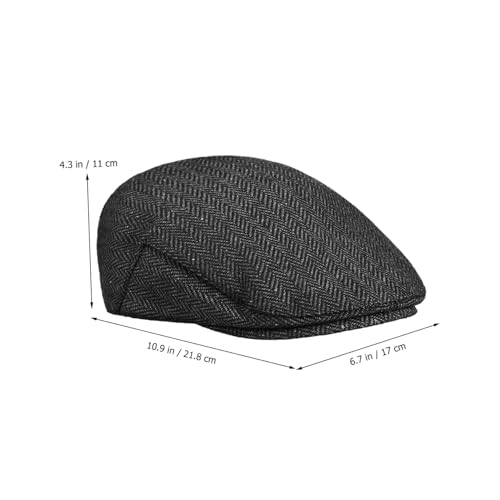 Boys Newsboy Cap Boy Girl Herringbone Flat Hat Classic Vintage Style Soft Breathable Material Versatile for Seasons for Casual Formal Outfits Multi2