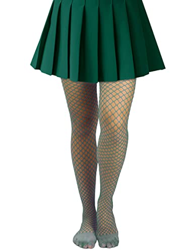 Image of Lastclream High Waisted Fishnet Tights for Women Sexy Fishnets Stockings Full Footed Fishnet Sheer Pantyhose Plus Size