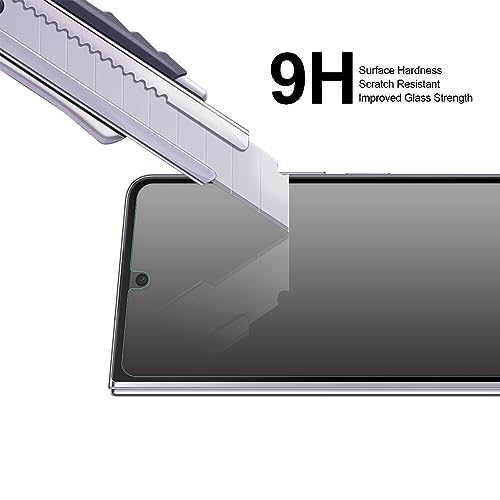 Supershieldz (3 Pack) Designed for Samsung Galaxy Z Fold 5 5G (Front Screen Only) [Case Friendly] Tempered Glass Screen Protector, Anti Scratch, Bubble Free