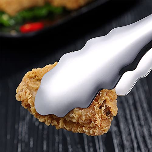 MRKU Cocina, Utensilios de Cocina Pinzas para Alimentos Pinzas para Carne de Acero Inoxidable Pinzas para bufé Pastelería Pinzas para ensaladas