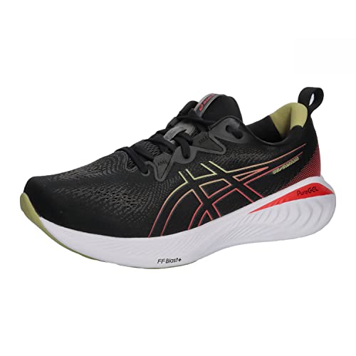 ASICS Herren Laufschuhe Gel-Cumulus 25 1011B621 Black/Electric Red 47