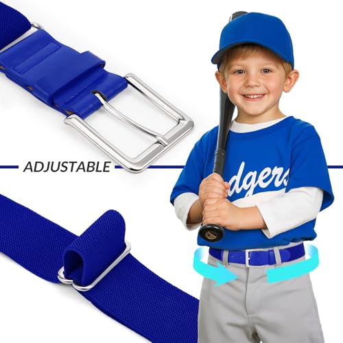 WERFORU Baseball Socks and Belt Combo For Youth and Adult-Boys Softball Socks with Adjustable Belt3