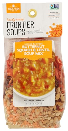 Frontier Soups Hearty Meals spiced & sweet Butternut Squash &