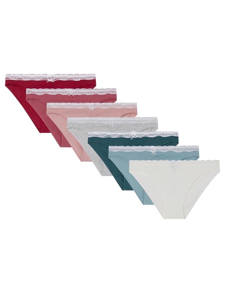 Women'secret Damen Pack 7 Bragas Hipster Gallon Collection Brief
