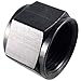 Fragola Performance Systems 492912-BL Aluminum Flare Cap - 929-12AN Black Each