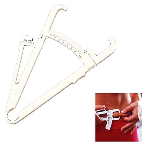 Yolococa Body Fat Tester Caliper with Manual & Body Fat Charts Fitness Measure for Accurately Measuring BMI Skin Fold Fitness and Weight-Loss Cover