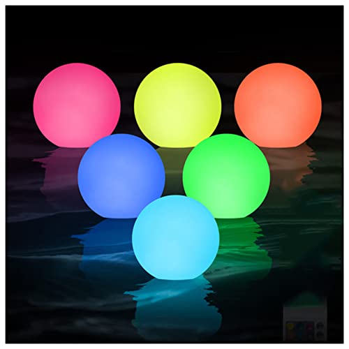 Luci Galleggianti Piscina REDGO 4 Pezzi - LED RGB Impermeabili IP65, Telecomando, 16 Colori - Foto 6
