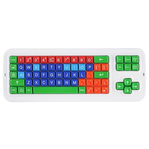 Clevy Keyboard Tri-Mode Uppercase - Kids Uppercase USB...