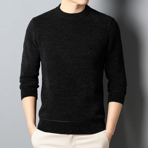 Men's Knitted Top Winter Plush Thickened Warm Men's Underwear Sweater4