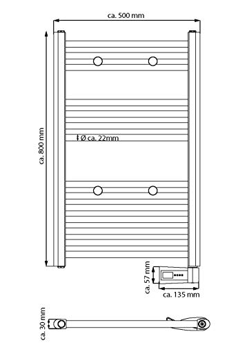 EISL BHKWZ0 - Termoarredo scalda asciugamani
