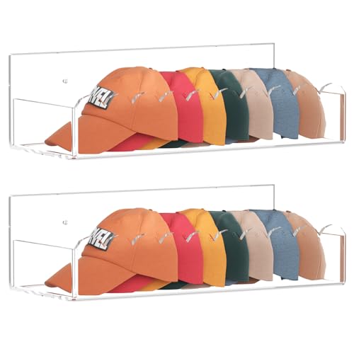 Acrylic Hat Organizer - 2 Pack