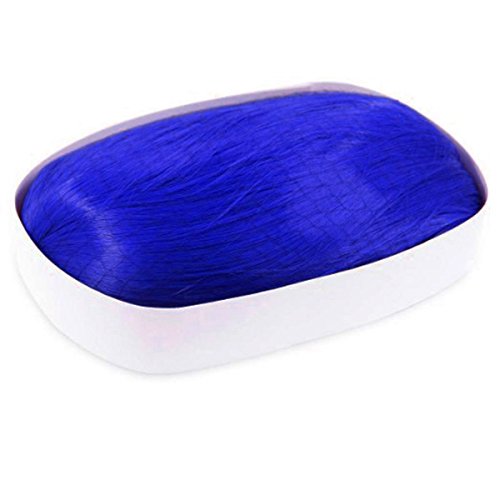 Akstore 28 inch Fashion Wigs Long Wavy Curly Hair Cosplay Wig (Blue) - Thumbnail 2