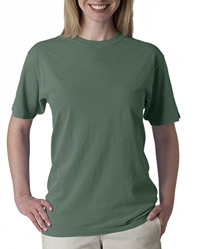 Chouinard 1717 Adult Garment-Dyed Cotton T-Shirt Light Green X-Large