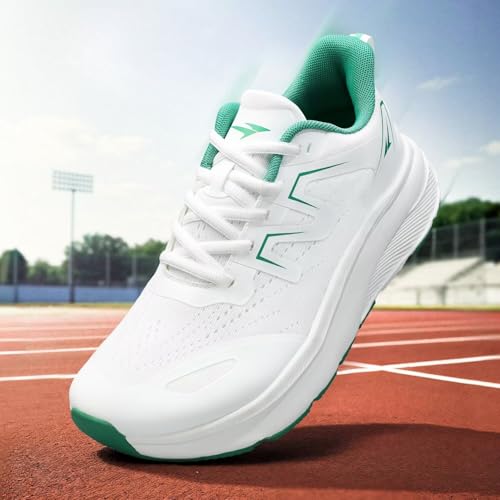 Image of KDN Men's Wide Toe Box Shoes Cushioned Road Running Shoes Non Slip Mens Walking Sneakers for Wide Feet Comfortable Athletic Gym Workout Shoes Wide Width