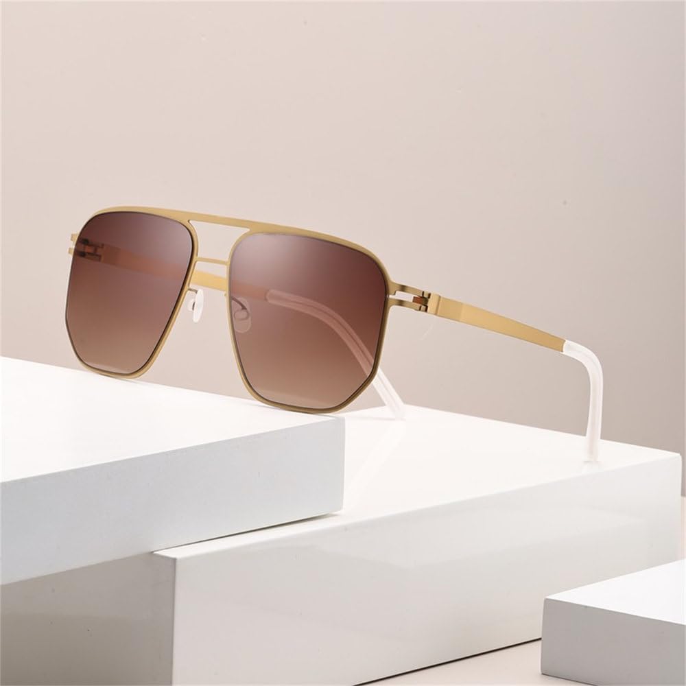 Gafas de sol polarizadas de moda 2025, gafas de sol para conducir y viajar, gafas de montura grande, gafas de sol UV400 para hombres y mujeres.
