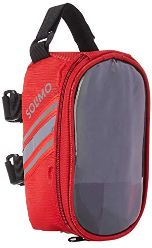 Image of Amazon Brand - Solimo Bicycle Frame Saddle Bag with Touchscreen Pocket for Smartphone