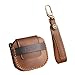 KUNIO For Jetour Leather Car Key Fob Cover Case Compatible with Jetour Freedom T1 T2 Traveler 2025 Drop Resistant Hand Made Key Holder Keychain Accessories 4 Button Brown